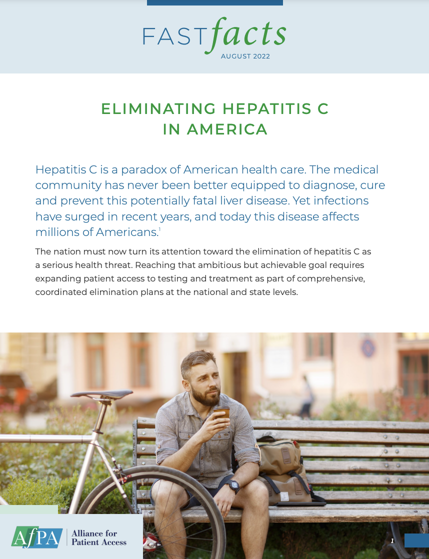 Fast Facts: Eliminating Hepatitis C in America - Alliance for Patient ...